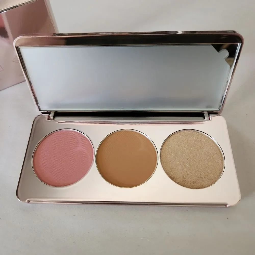 Girlactik Blush Me & Glow Face Palette In Light Bronzer, Blush & Highlighter